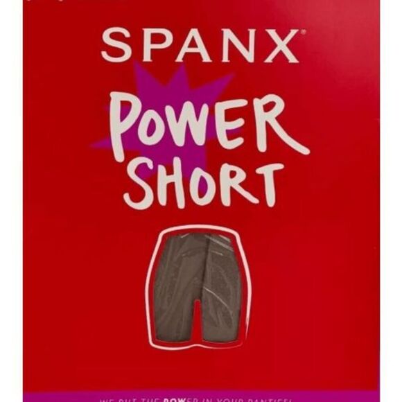 SPANX NWT size S Seamless Power Sculpting Mid-Thigh Short in Cafe Au Lait - Picture 1 of 5